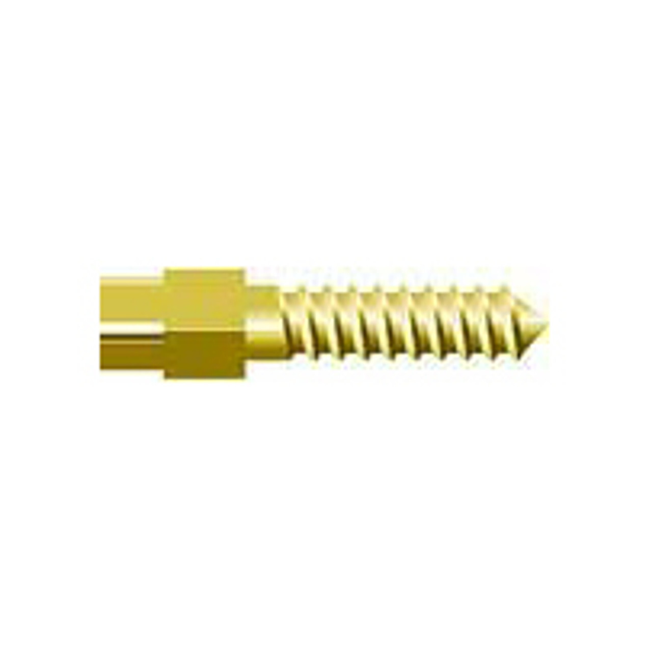 Screw Posts Golden plated Cylindrical Cross Head Refill L3, lead free alloy, 12