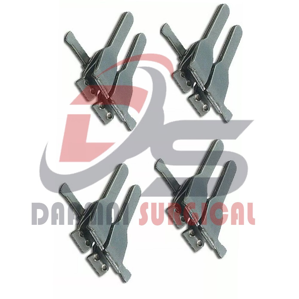 4Sets Neurosurgery Plastic Surgery Micro Vascular Clamps V-2 Small Size 4Set