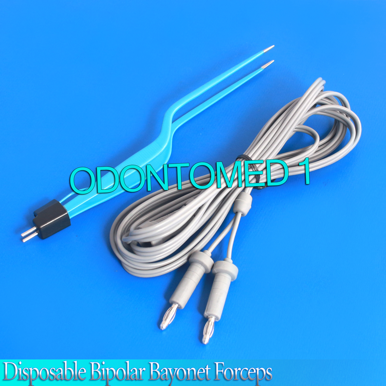 Disposable Bipolar Bayonet Forceps 6.75″ Electrosurgical Instruments,EL-040