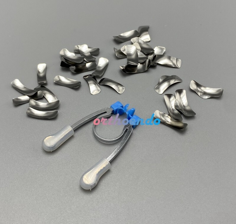 Dental Sectional Contoured Matrice Matrix Bands System Refill + Clip Ring G2 Kit