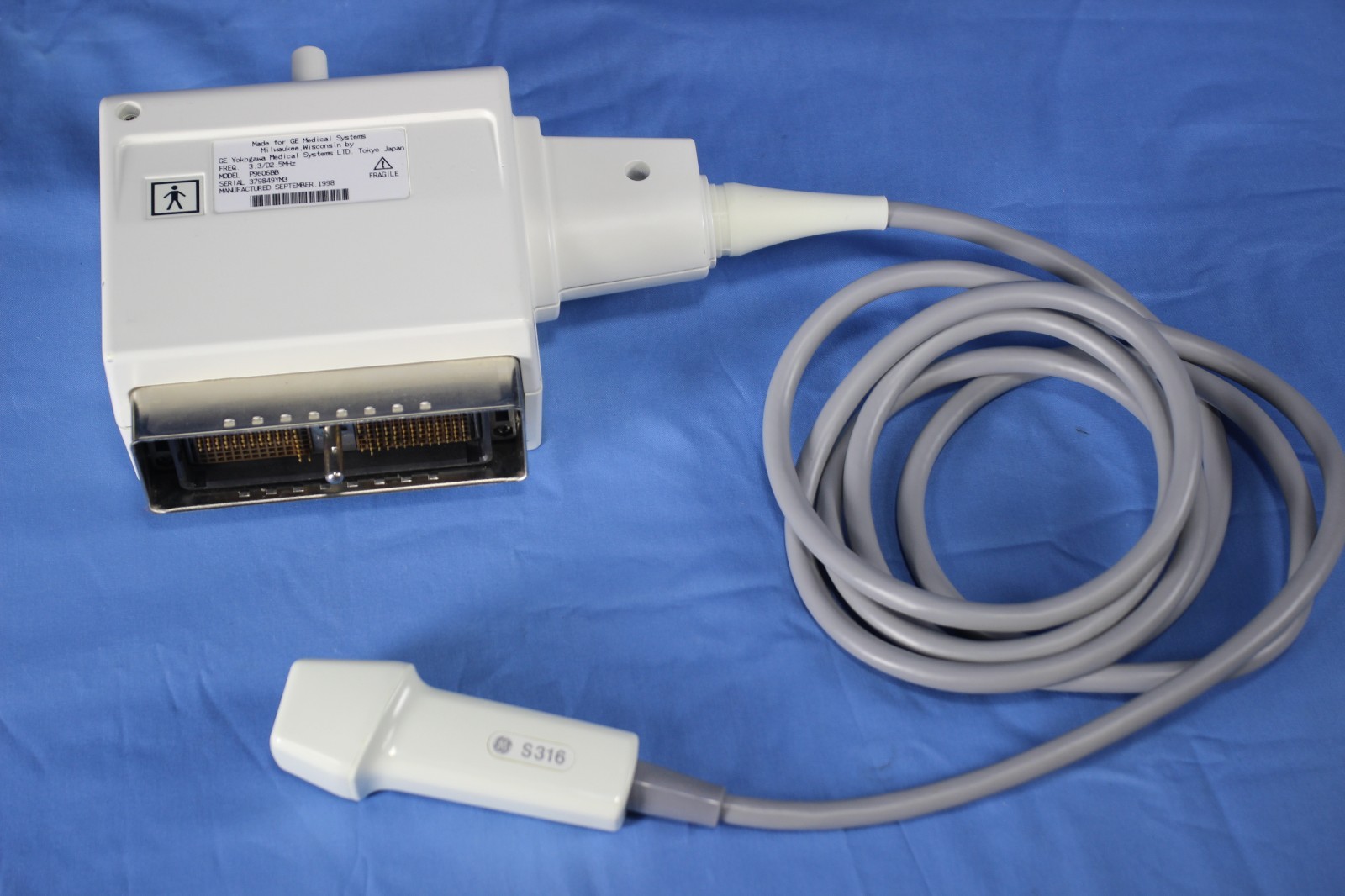 GE Model P9606BB 3.3/02.5 MHZ 5316 Ultrasound Transducer Probe – Warranty