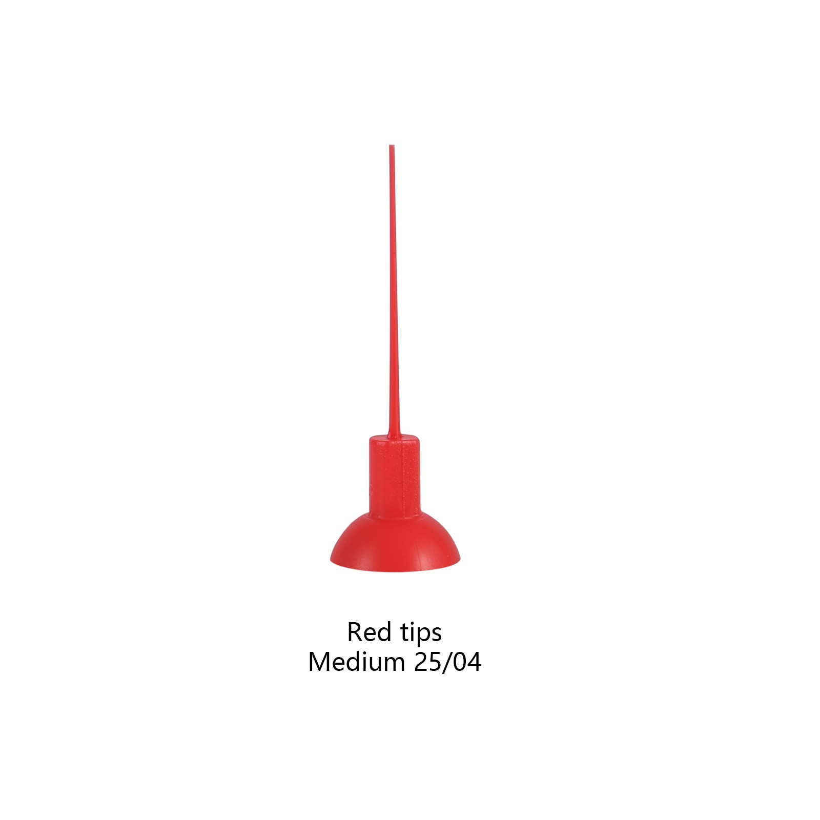 200X Endo Ultrasonic Activator Tips Root Canal Irrigator Tips Red-025/04 Medium