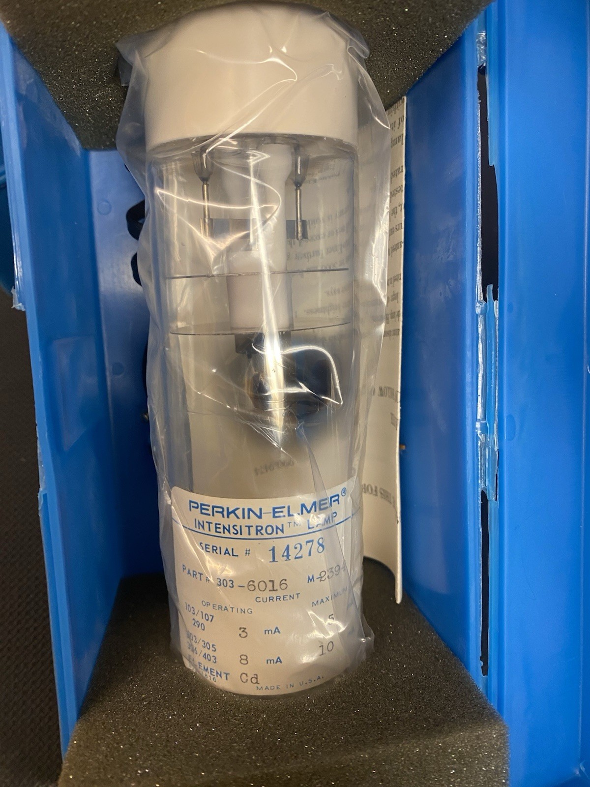 Lot of 15 Different Perkin-Elmer 303-60xx Intensitron Hollow Cathode Lamps