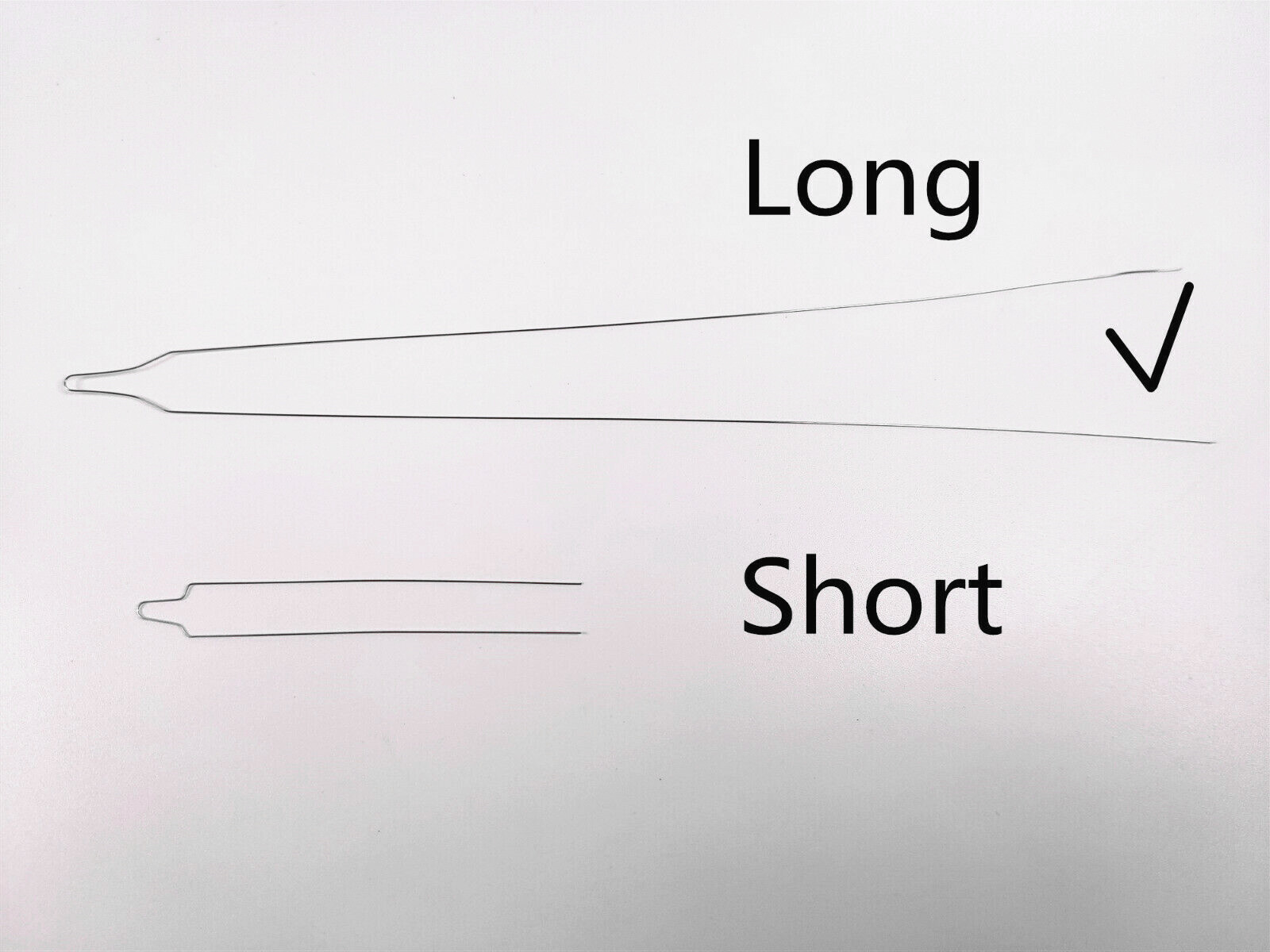Dental Preformed Orthodontic Ligature Wire Kobayashi Ligature Tie Short/Long 010