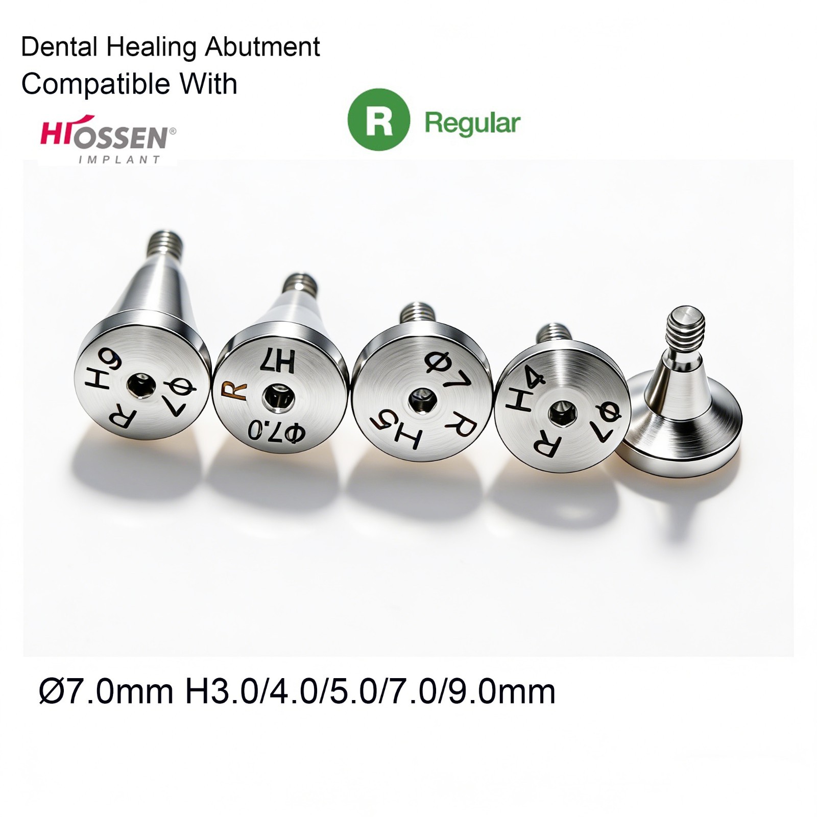 US Osstem Hiossen Dental Healing Abutment Cover Screw Mini Regular Compatible