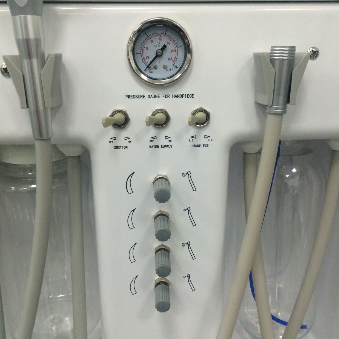 GU-P206S Dental Unit+Curing Light+Scaler +PANA MAX High/Low Speed Handpieces 2H