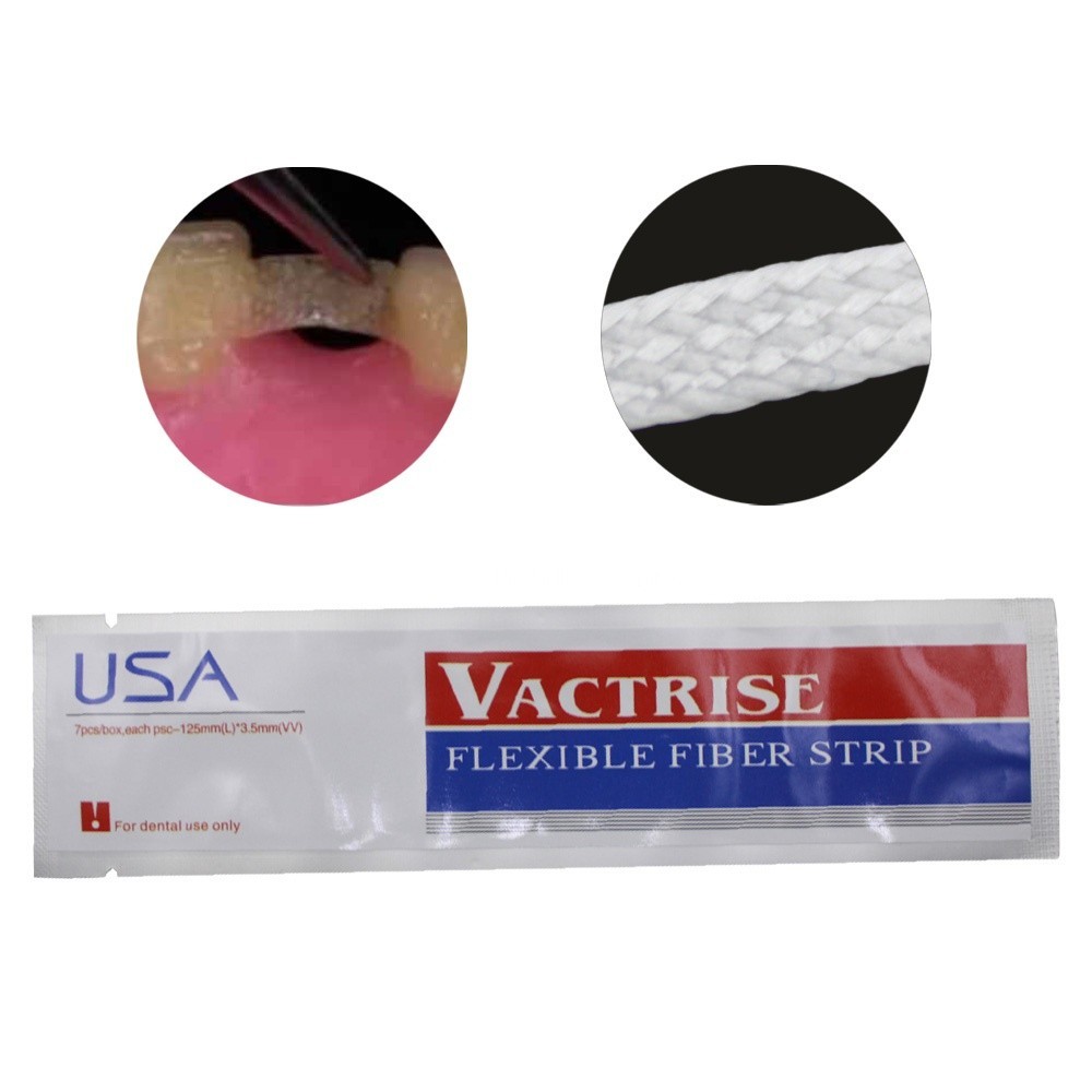 Glass Fiber Strip for Dental Splint Bonding Flexible Resin Adhesive Band 125×3.5