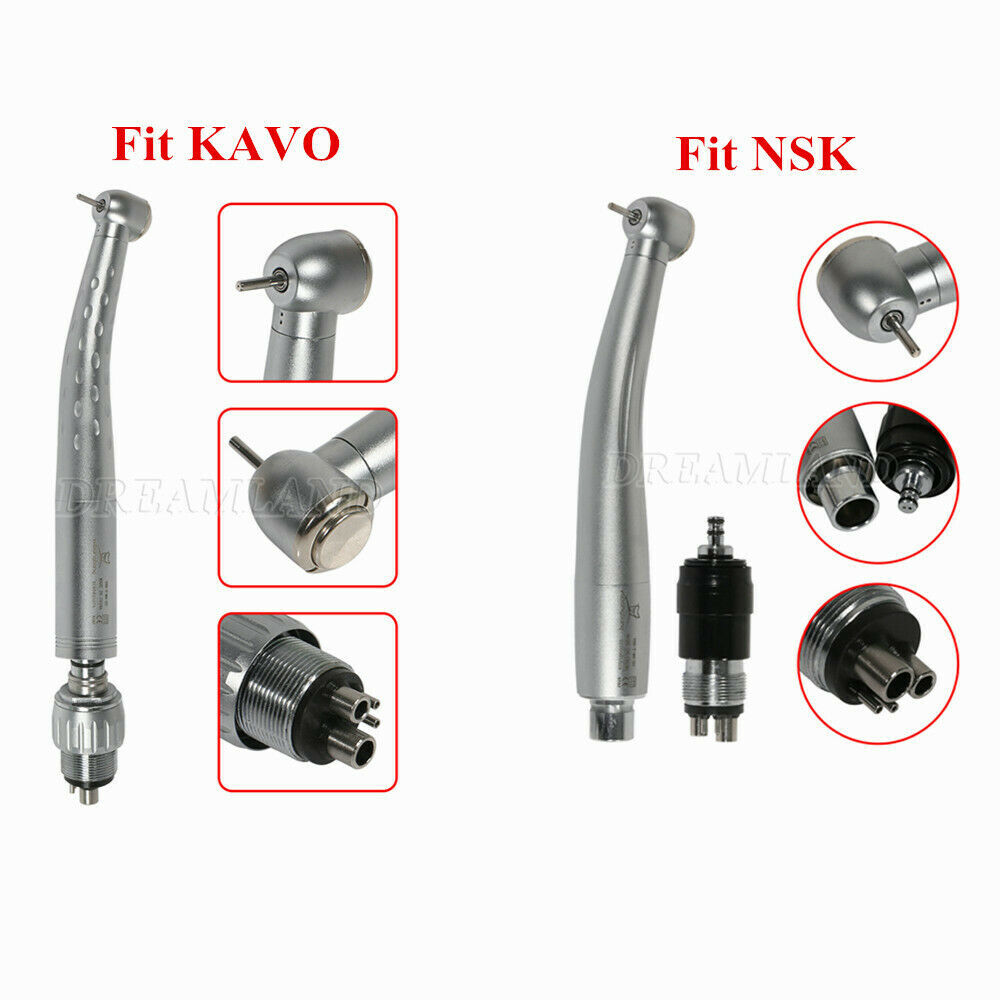 1-5 Yabangbang Dental Fast High Speed Handpiece with 4 Hole Quick Coupler Swivel