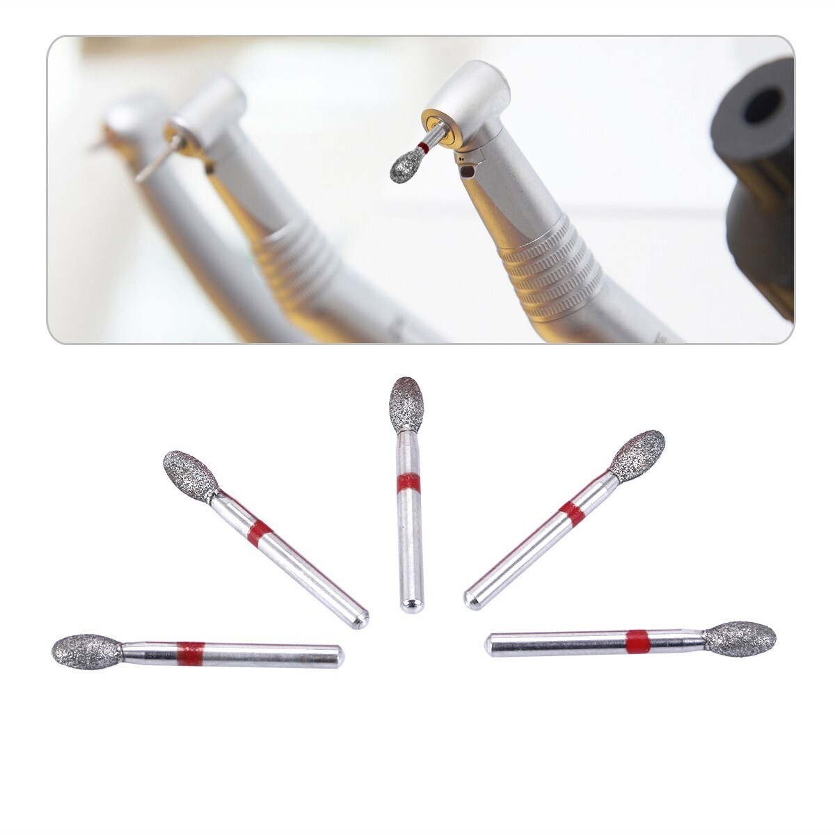 Dental Diamond Burs /Tungsten Steel Carbide Burs FG for High Speed Handpiece