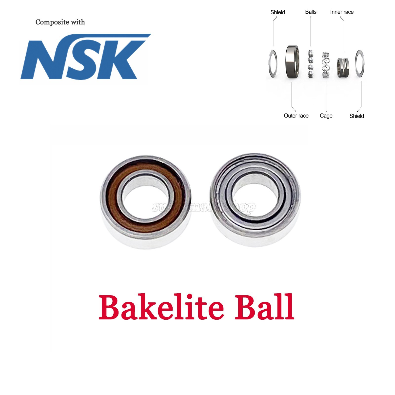 Dental Ceramic Bearing Balls Fit for NSK style High Speed Handpiece Air Turbine