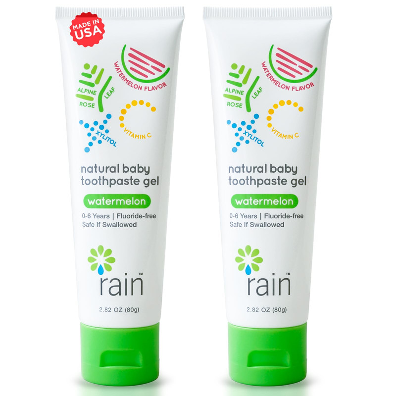 Baby Toothpaste 6 To 12 Months – Rain Fluoride Tooth Paste Gel For Infant