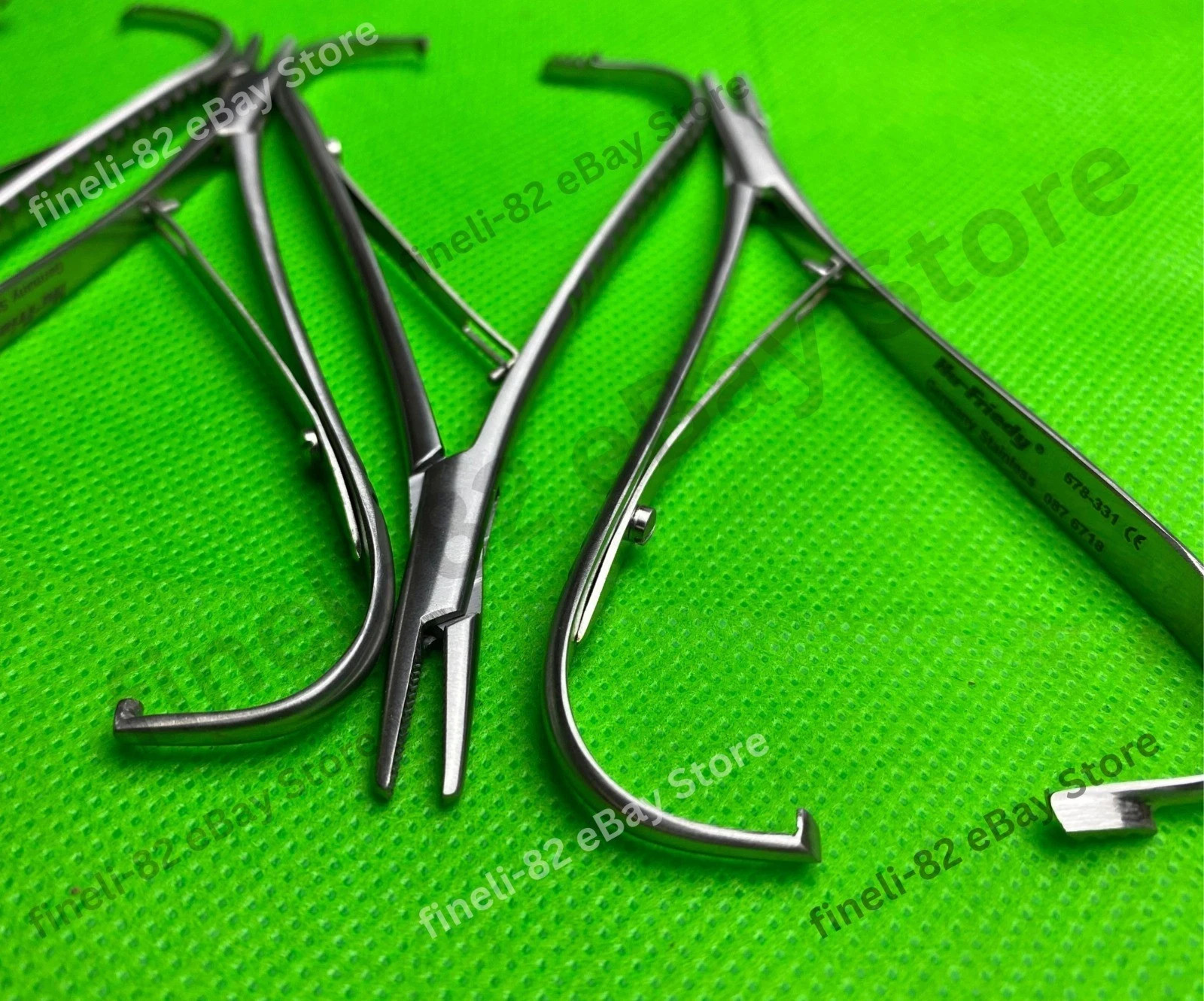 Lot of 4x Hu Friedy Mathieu Wide Tip Pliers Orthodontic Pliers 678-331