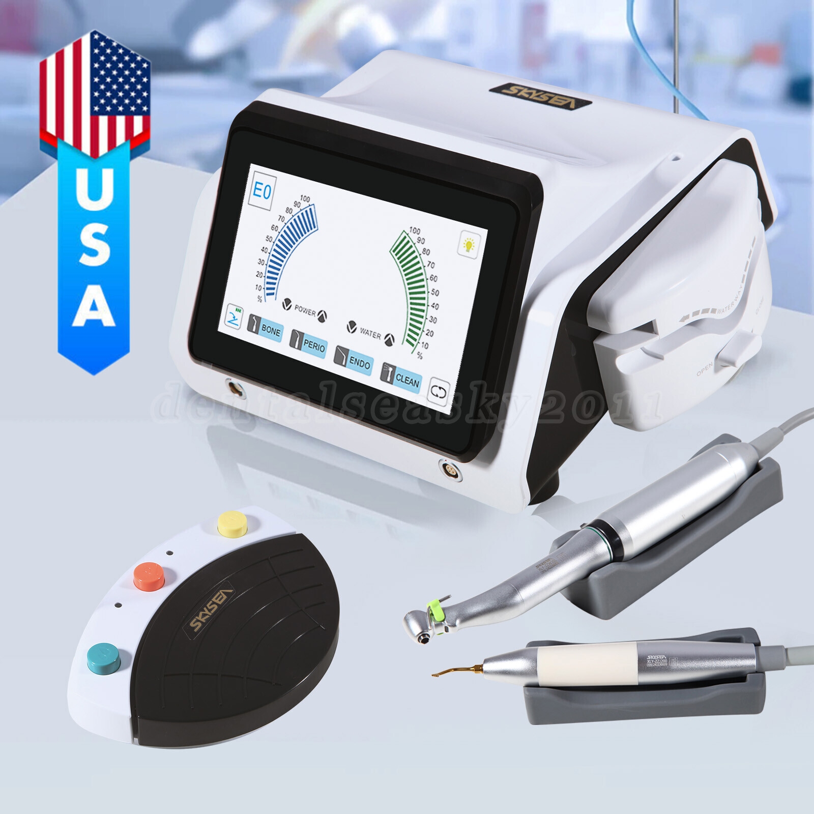 Dental Piezo Motor Surgery &Implant Device 2 IN 1 Bone Cutter Knife TOUCH US-OR