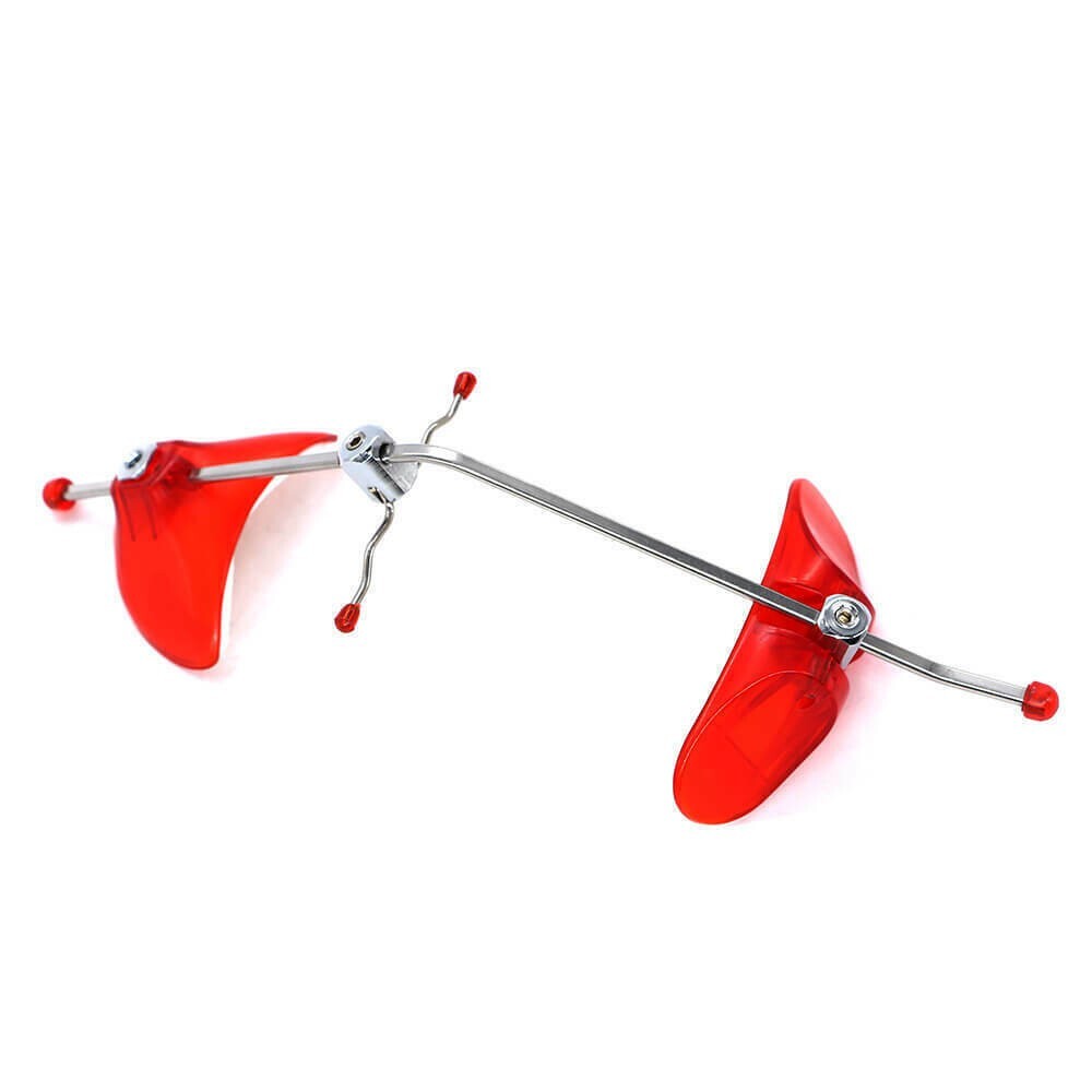 Dental Adjustable Orthodontic Forward Reverse Pull Headgear Single Pole Blue/Red