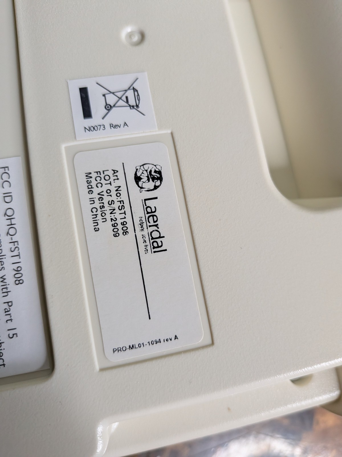 Laerdal Vitalsim Vital Signs Simulator Controller FTS1908 w Cable, Remote Etc.