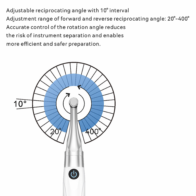 Woodpecker ENDO FREE Reciprocating Dental Brushless Endo Motor 6:1 Contra Angle