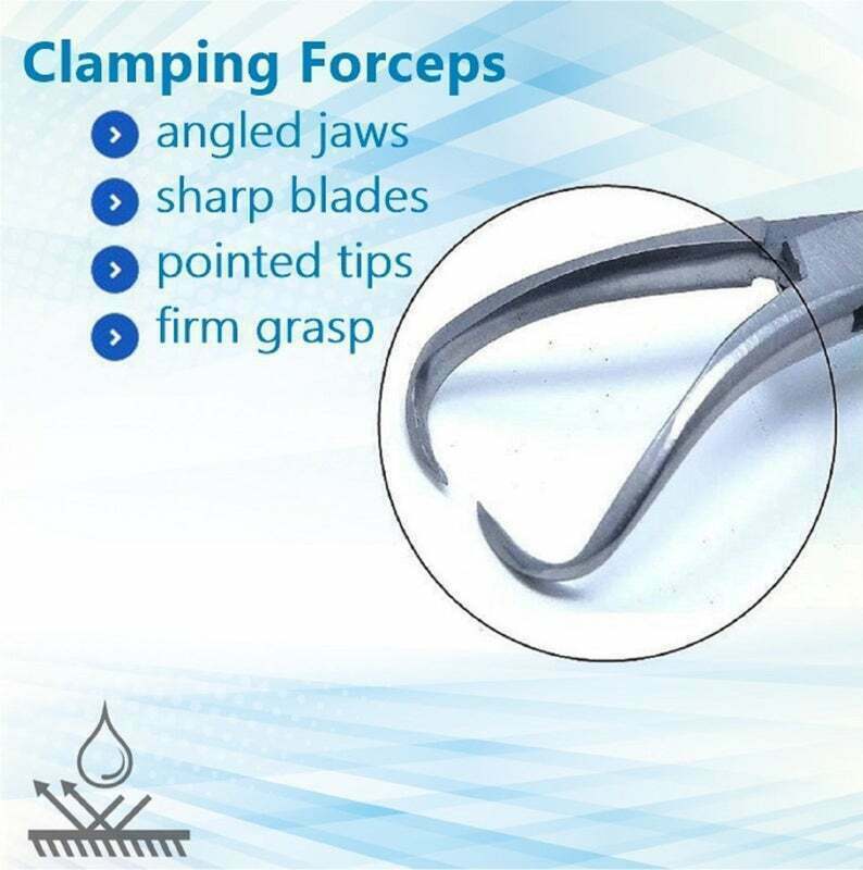 3 Pcs Backhaus Towel Clamp forceps 5.25″ Surgical Medical O.R Grade Instruments