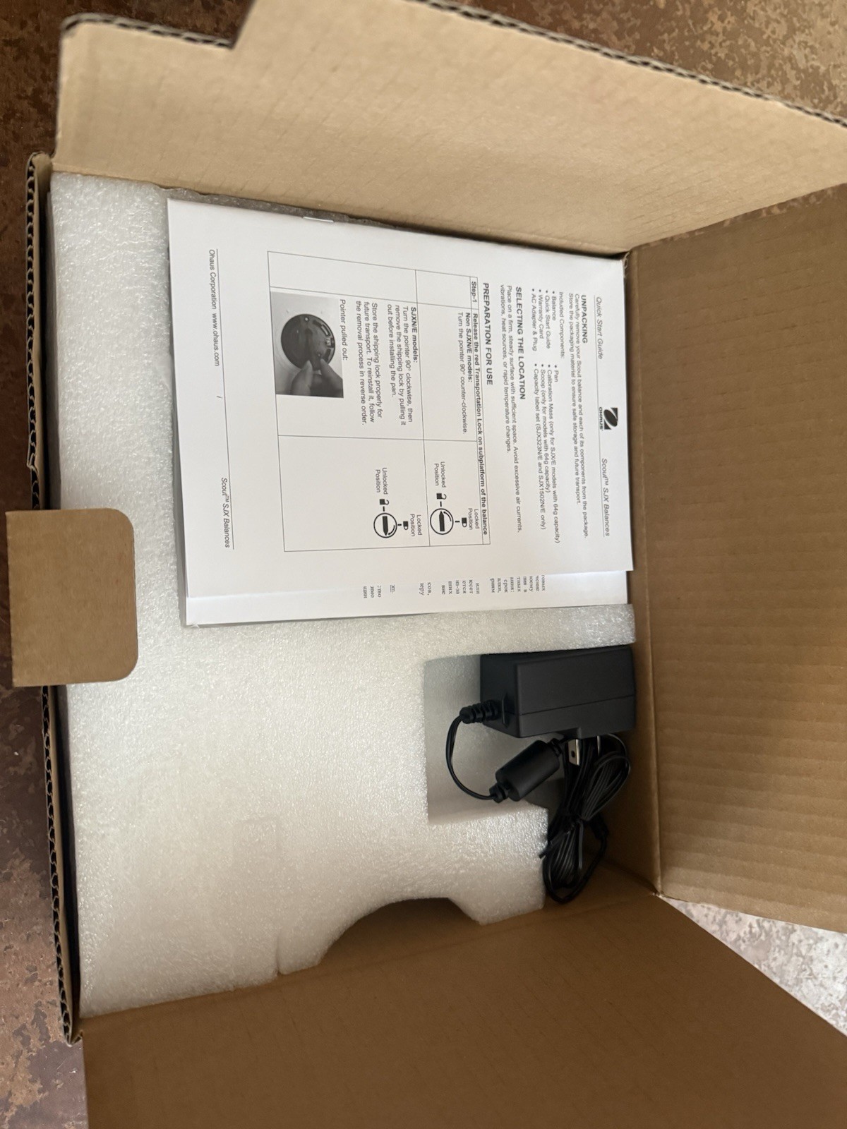 Portable Balance 1500G 0.01G Accuracy Scale NTEP Legal Trade Ohaus SJX1502N Gram