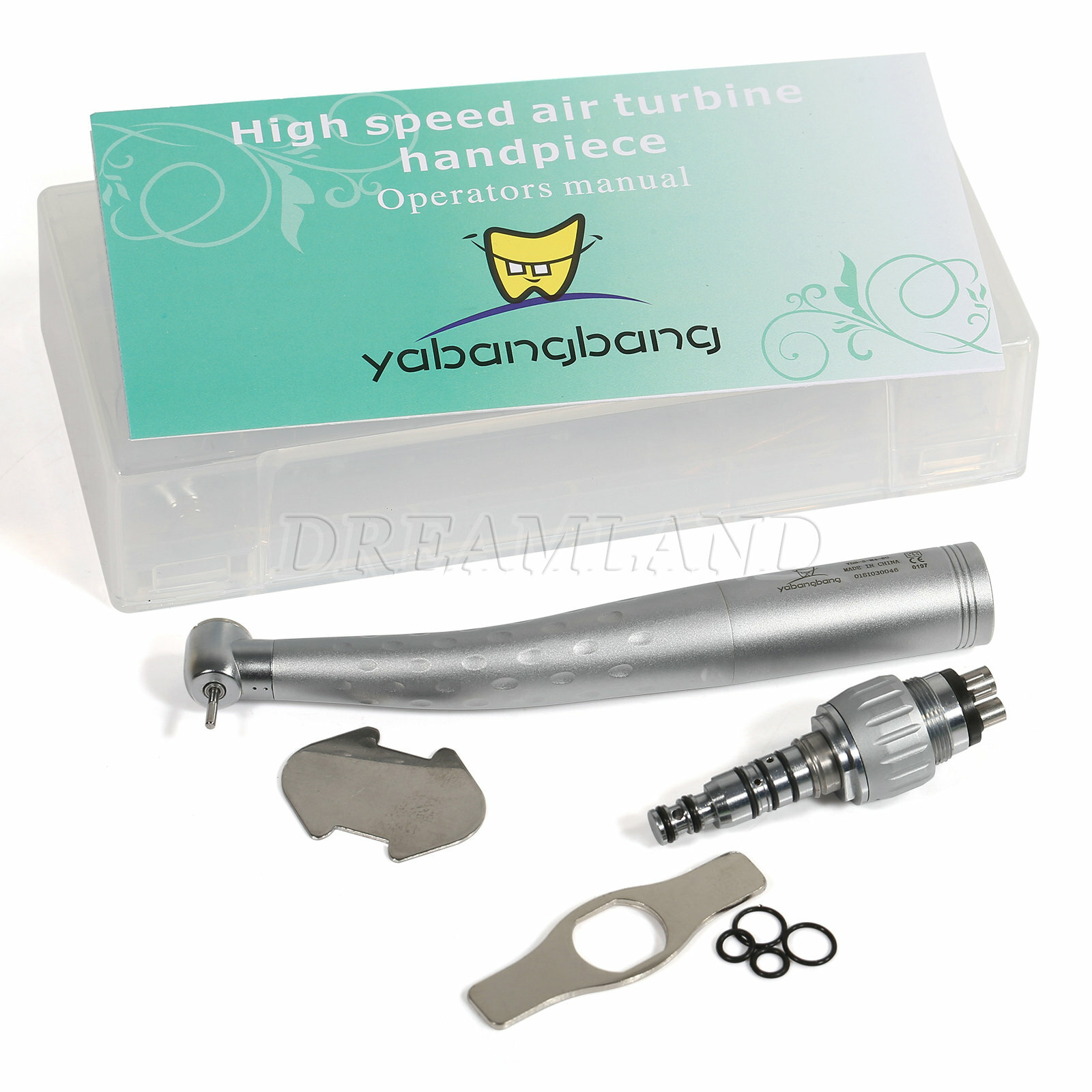 KAV Style Dental High Speed Handpiece w/ 4 Hole Quick Coupler 360° Swivel GB4