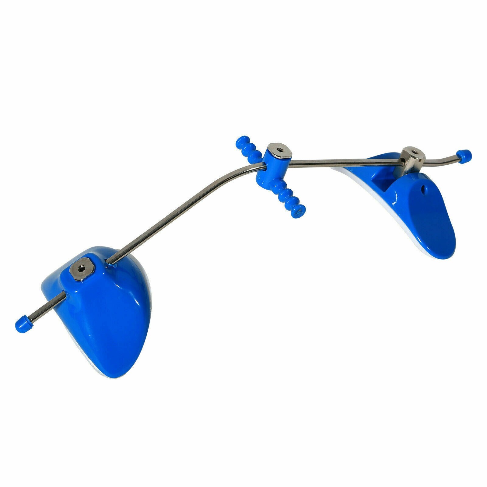 Dental Adjustable Orthodontic Forward Reverse Pull Headgear Single Pole Blue/Red