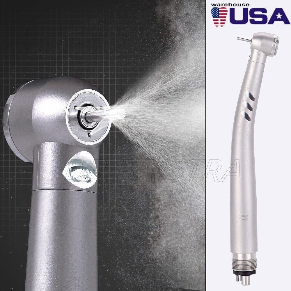 Dental E-generator LED High Speed Ceramic Torque Head Handpiece 4 Hole