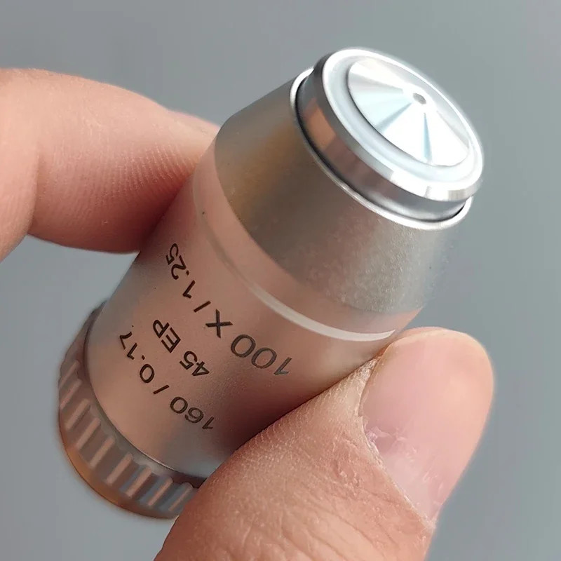 Semi-plan Achromatic Objective Lens 195 4X/10X/20X/40X/60X/100X 160/0.17 45EP