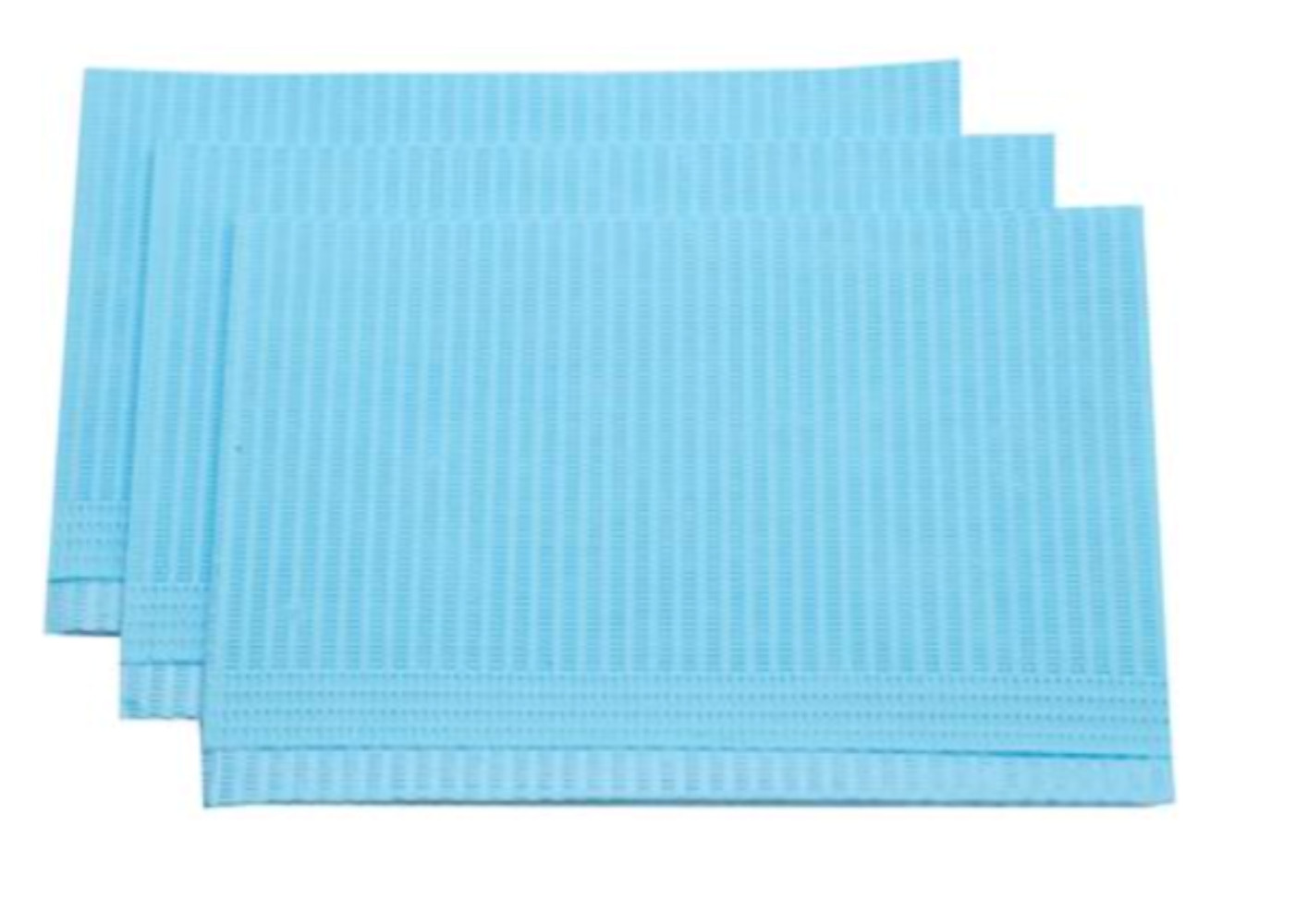 DEFEND® Plus 4-ply Patient Bibs, 13 x 18, Blue, 500/Pkg