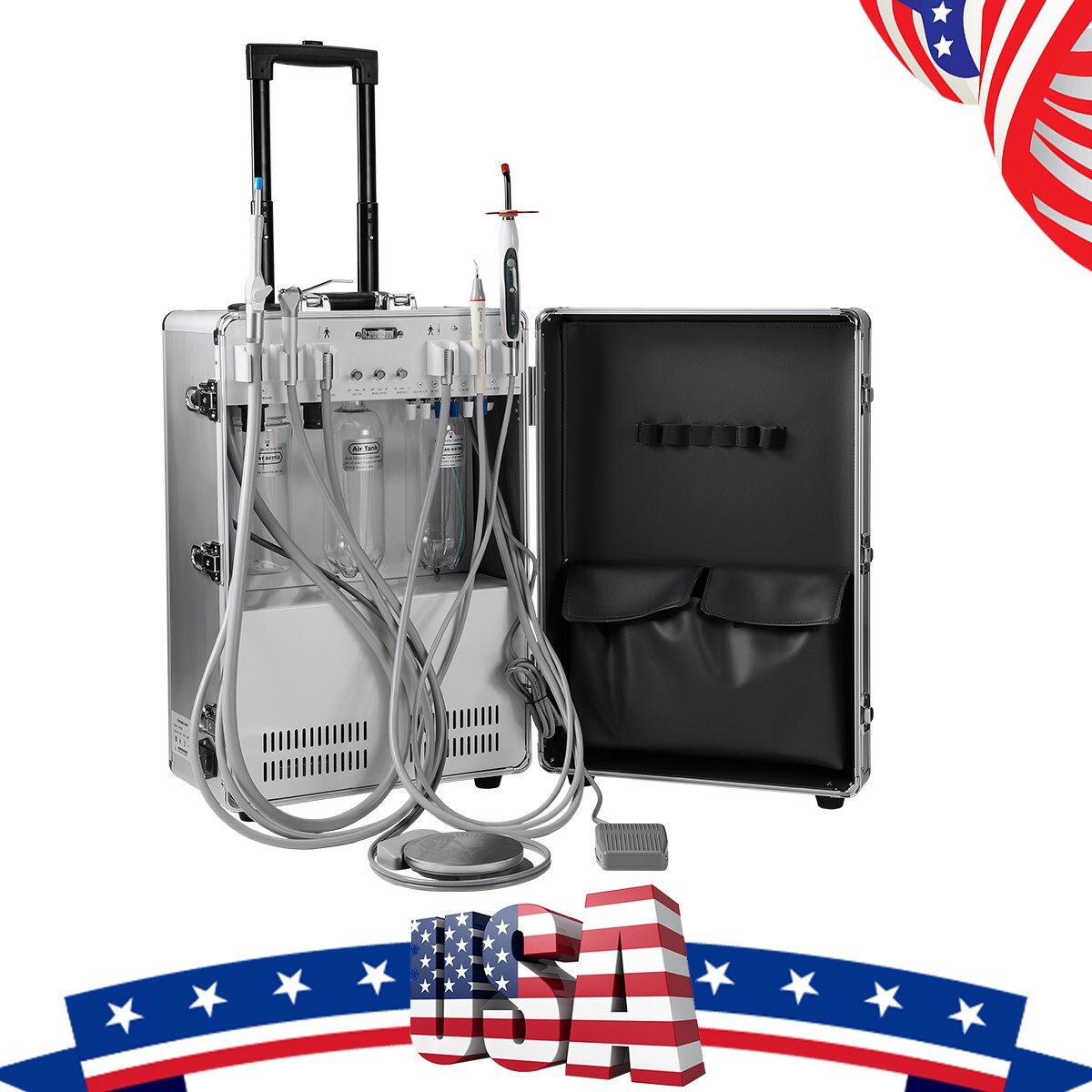 FDA Portable Dental Delivery Unit System Air Compressor Scaler