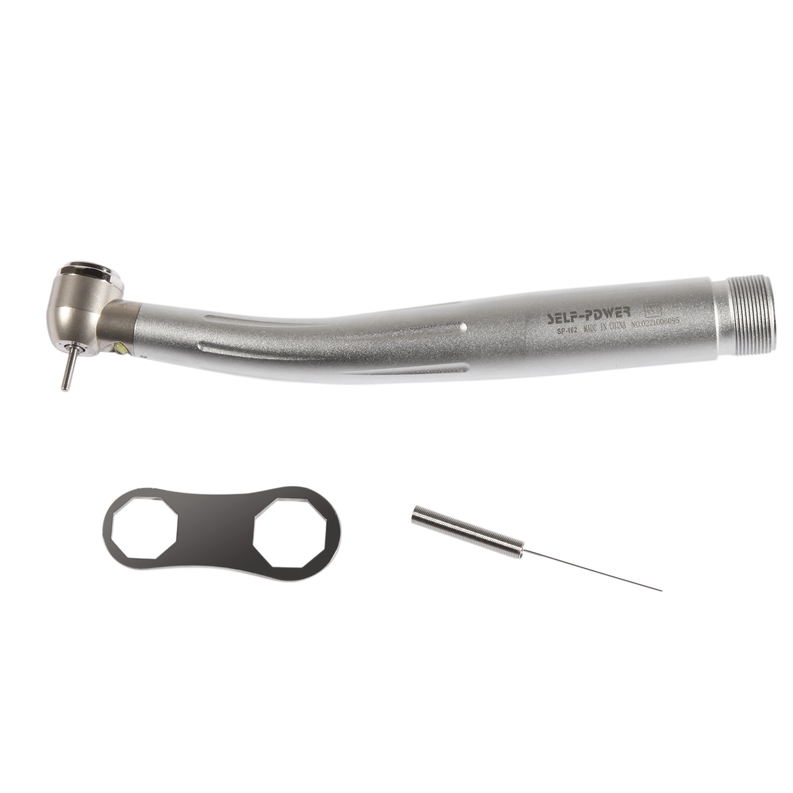 Dental Large Torque Push Button High Speed Fiber Optic LED Handpiece 2 HOLE SP