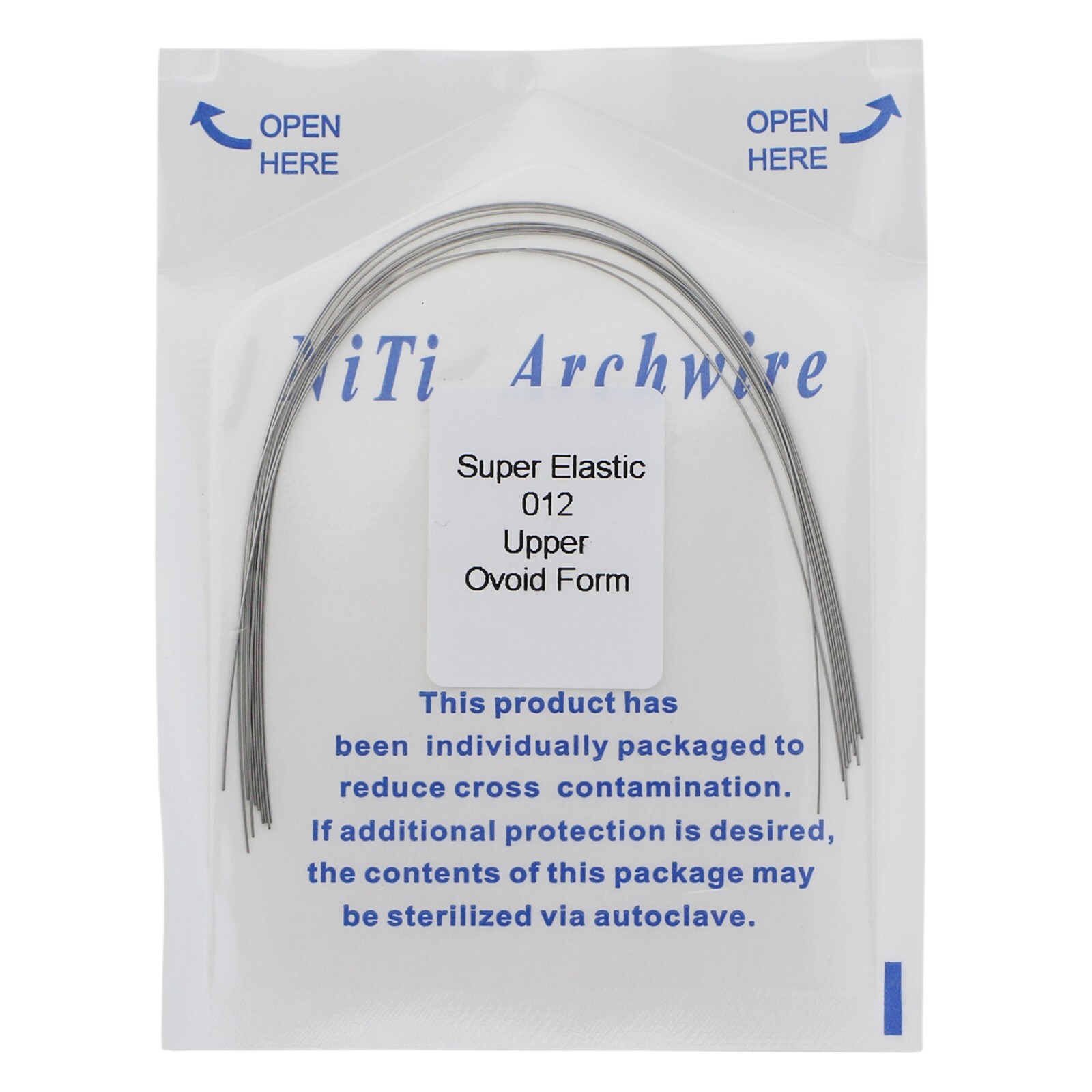 arcos de ortodoncia Orthodontic Arch Wire Round NiTi 014 Stainless Steel Natural