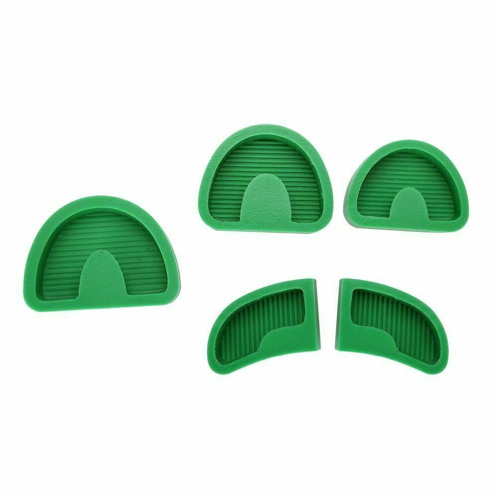 5 Pcs/Set Dental Lab Silicone Plaster Model Former Base Green Grinding Tool Mold
