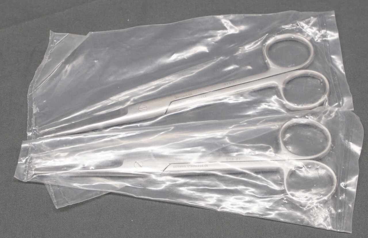GerMed G10-27 Mayo Dissecting Scissors – Lot Of 2 (R11)