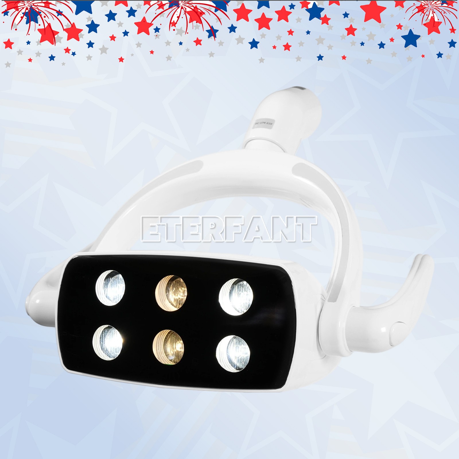 Dual Color Temperature Dental LED Oral Exam Light 6 Bulbs for Dental Unit Chair
