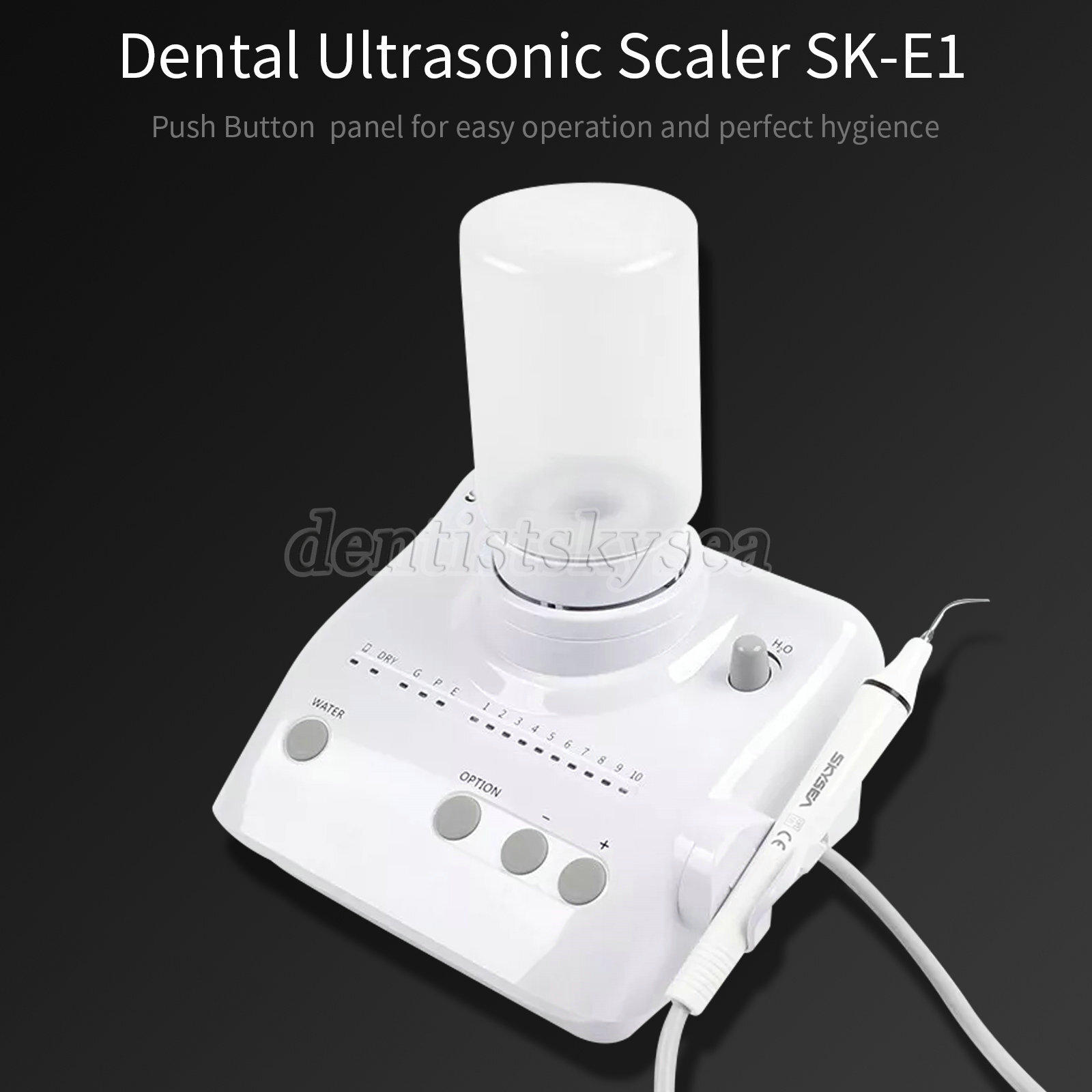 Ultrasonic Piezo Scaler w/ 2 Water Bottles Handpiece Fits EMS Woodpecker Dental