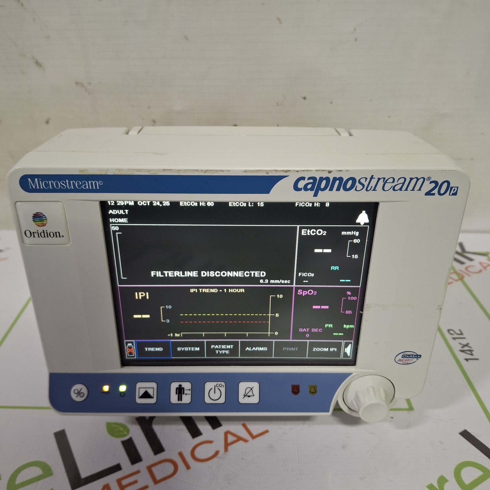 Oridion Capnostream 20P Capnography Monitor