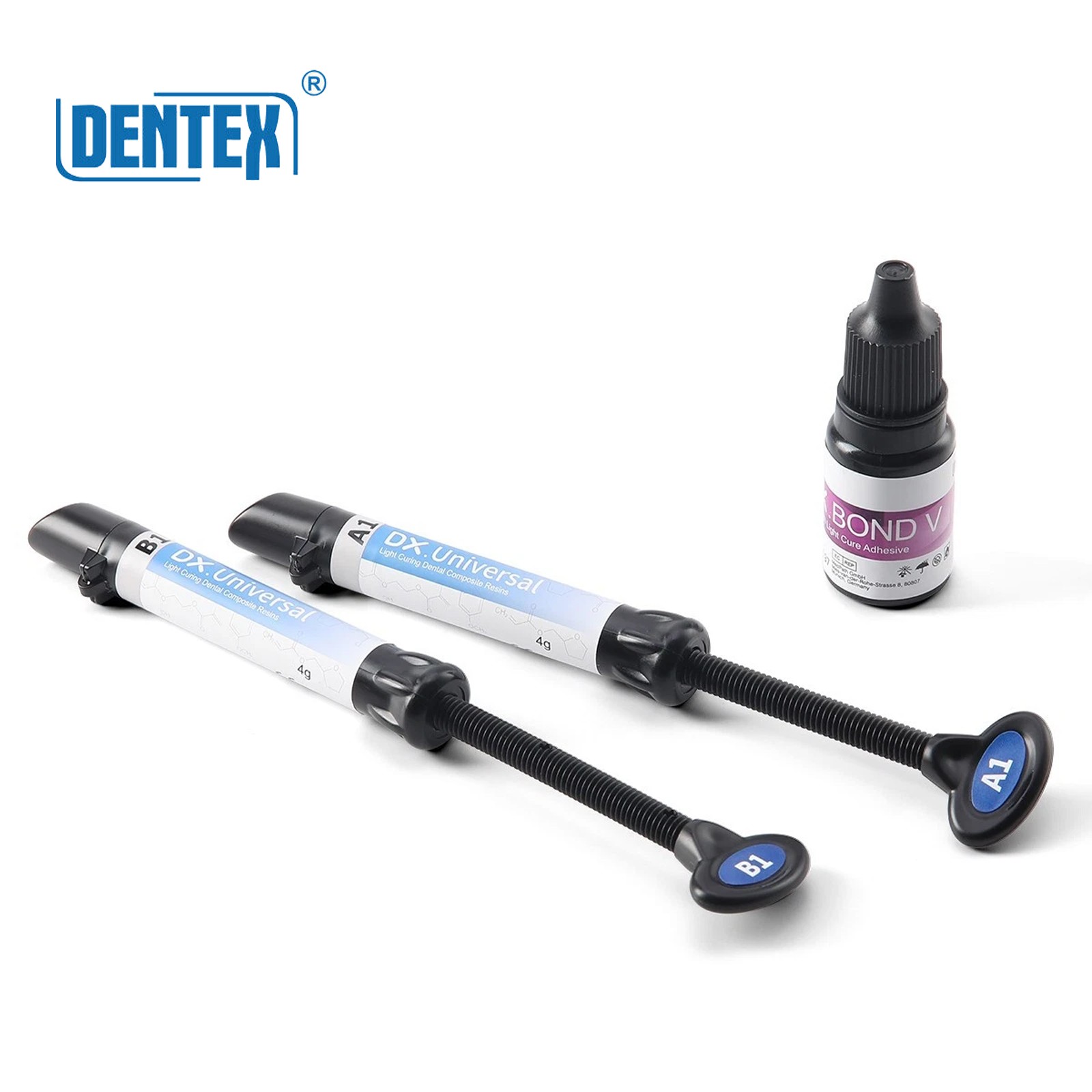 1Set Dental Dentex DX.Universal Light Curing Dental Composite Resin A1-B1