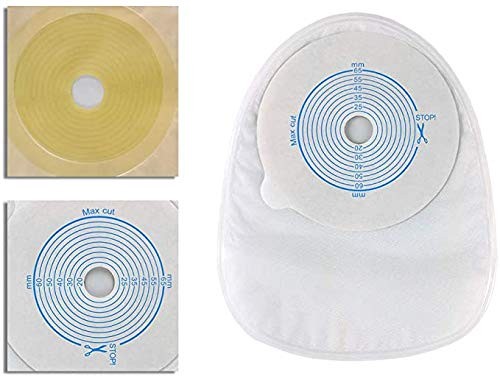 10PCS Ostomy Bags Closed Drainable Pouches One Piece 10 Count (Pack of 1)