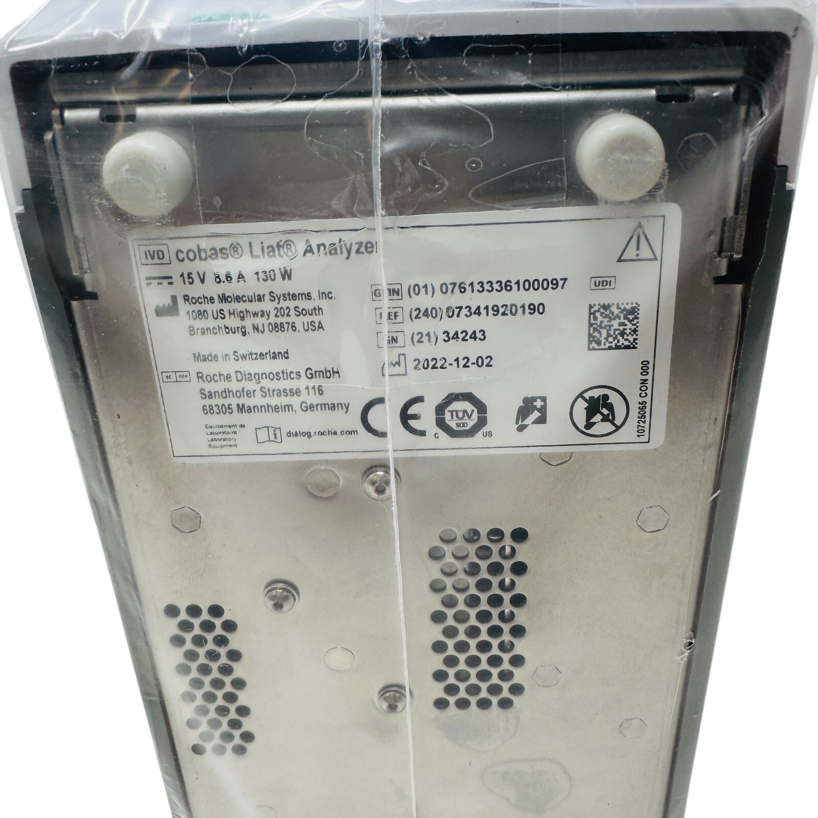 Roche Cobas Liat Lab Analyzer REF 07341920190, Made in Switzerland