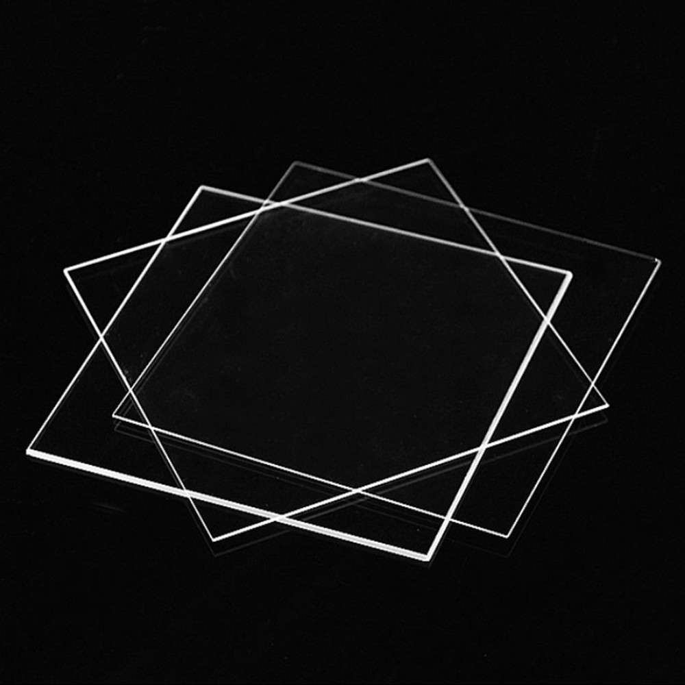 Round / Square JGS2 Quartz Sheet Plate For Lab and Scientific Research