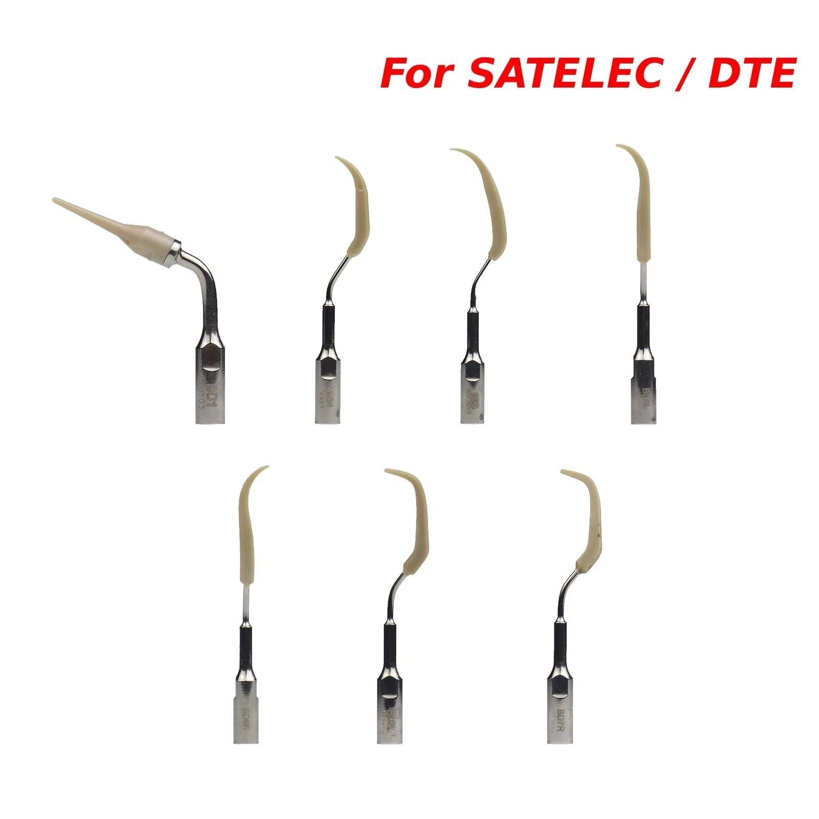 1 Pcs Dental Cleaning Ultrasonic Scaler Implant Tips Fit EMS Handpiece 8 Types