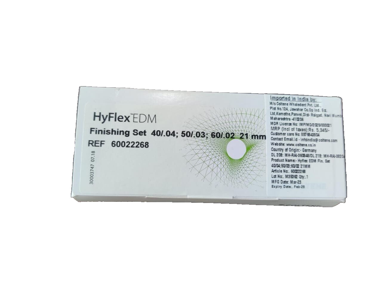 Coltene Hyflex EDM Root Canal Finishing Files 3 Files Pack – 21mm
