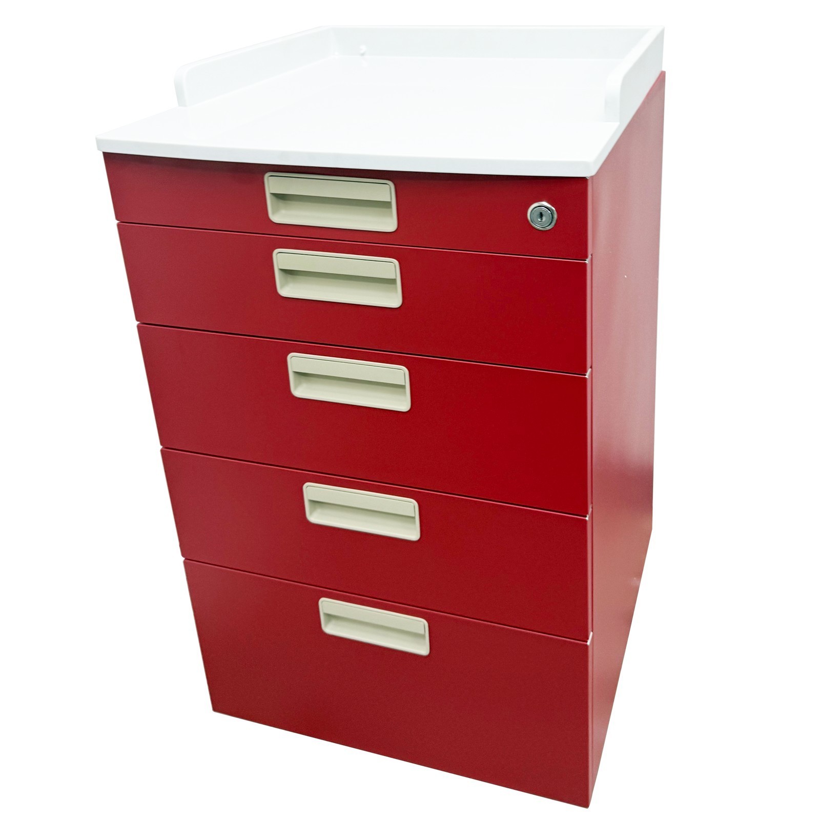 Multi-functional Mobile Cabinet Beauty Salon Office Storage Side Cabine 5 Layers