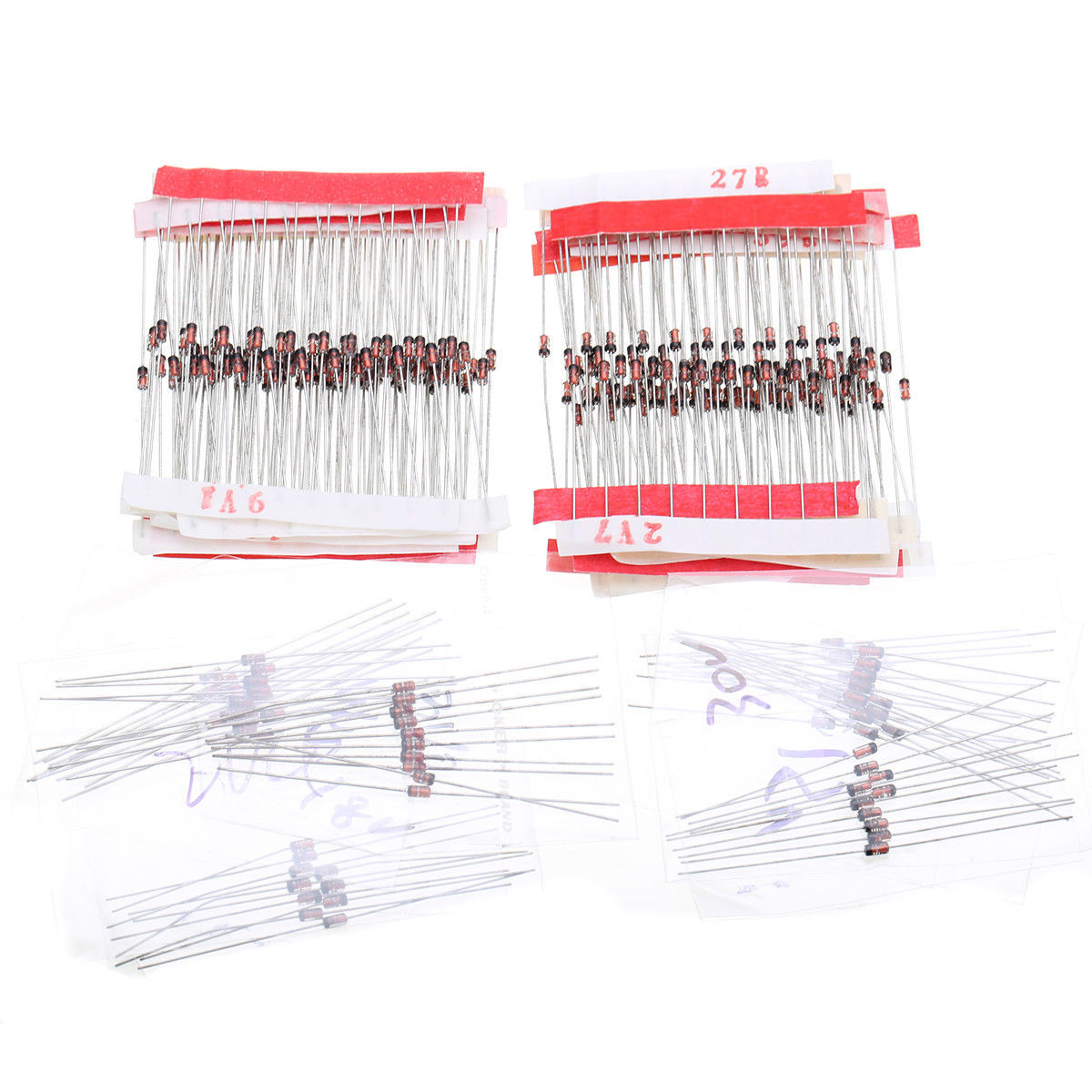 300pcs per set 30 Values (2V~39V) 0.5W Assorted Zener Diodes Assortment Kit
