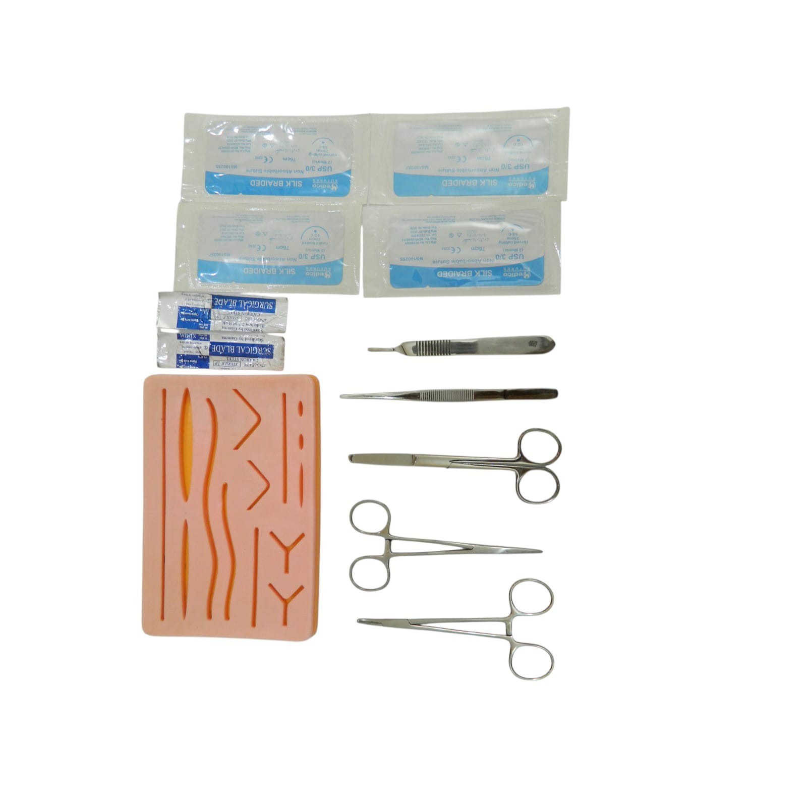Complete Practice Student Suture Kit for Medical Training