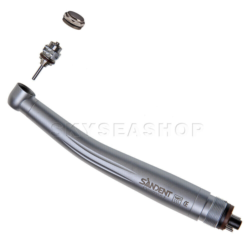 10 X SANDENT NSK PANA MAX Style Dental High Speed Handpiece Push Button 4 Hole