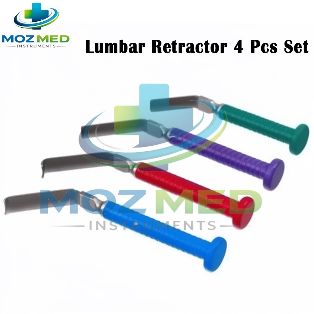 Lumbar Retractor 4 Pcs Set Spine Orthopedic Surgical Instruments