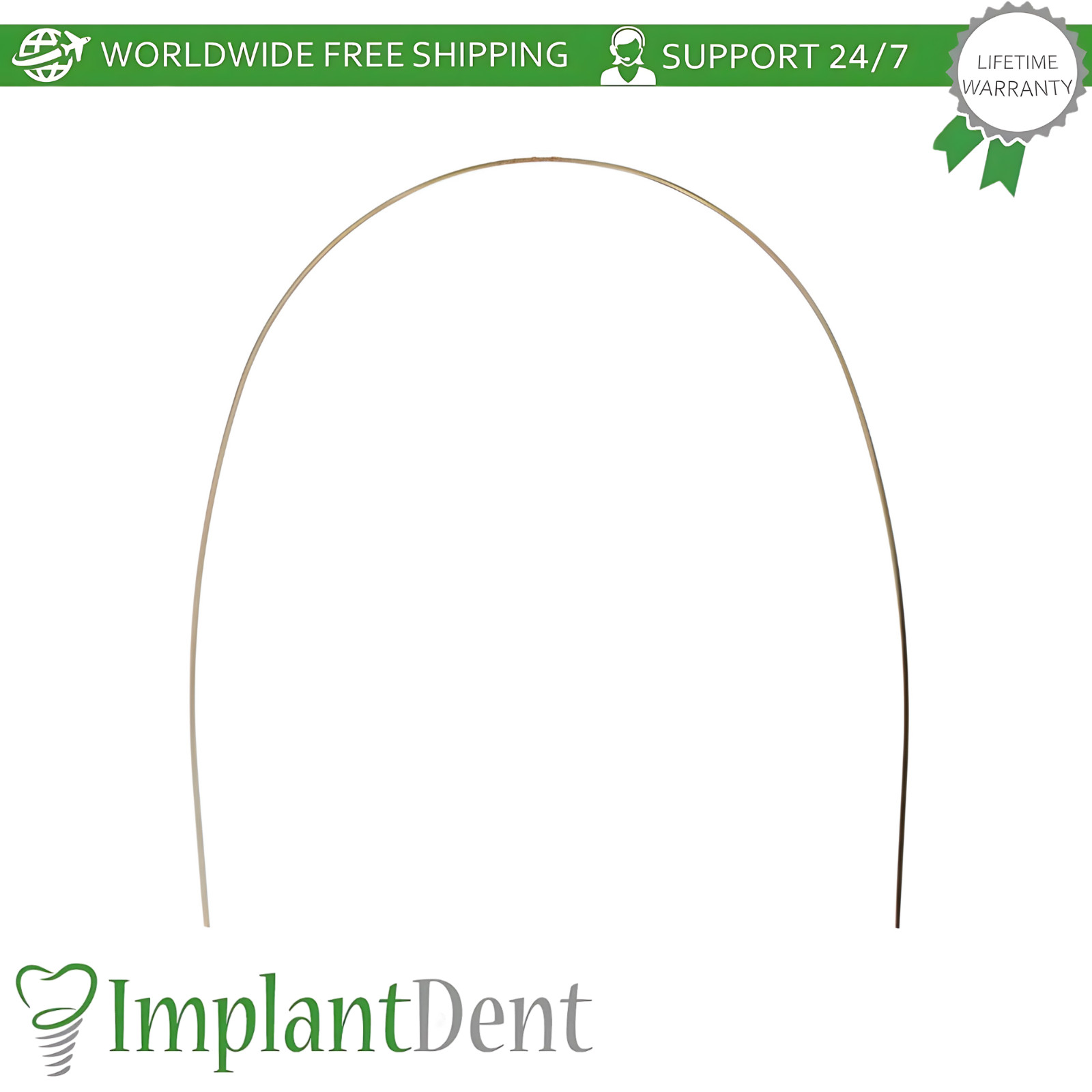CrNi Rectangular Arch Dental Alignment And Leveling Wire 10 Dentistry Wires