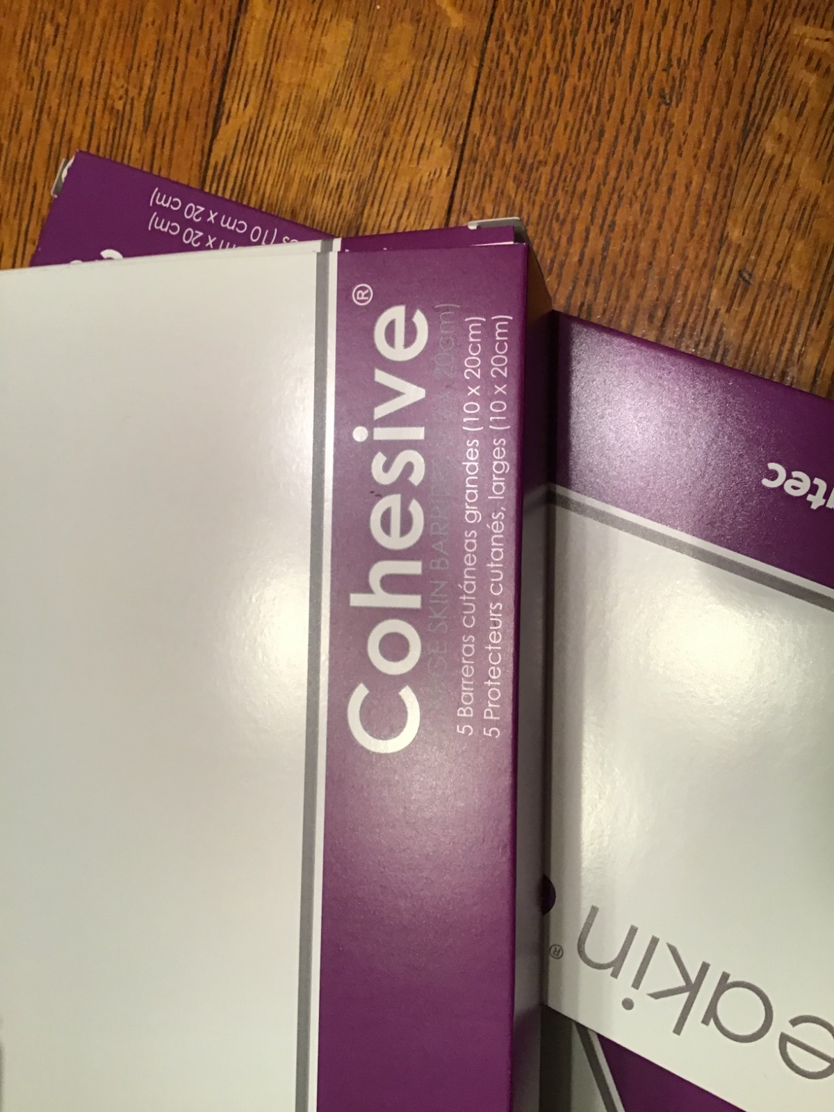 4 Boxes of 5 each / Eakin 839003 – Cohesive Skin Barriers 4″ X 8″