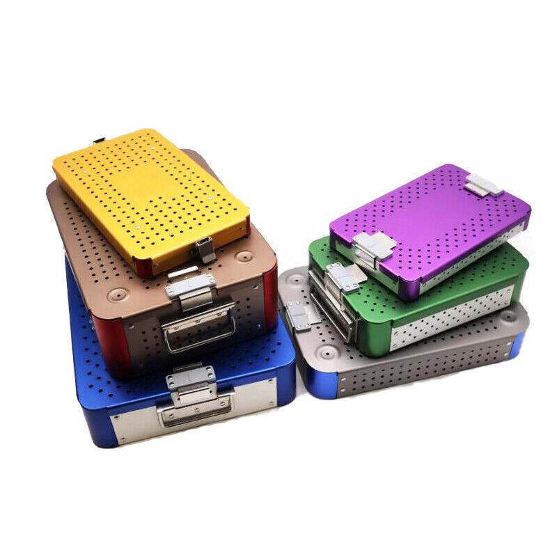 different size disinfection sterilising tray case box for surgical instrument
