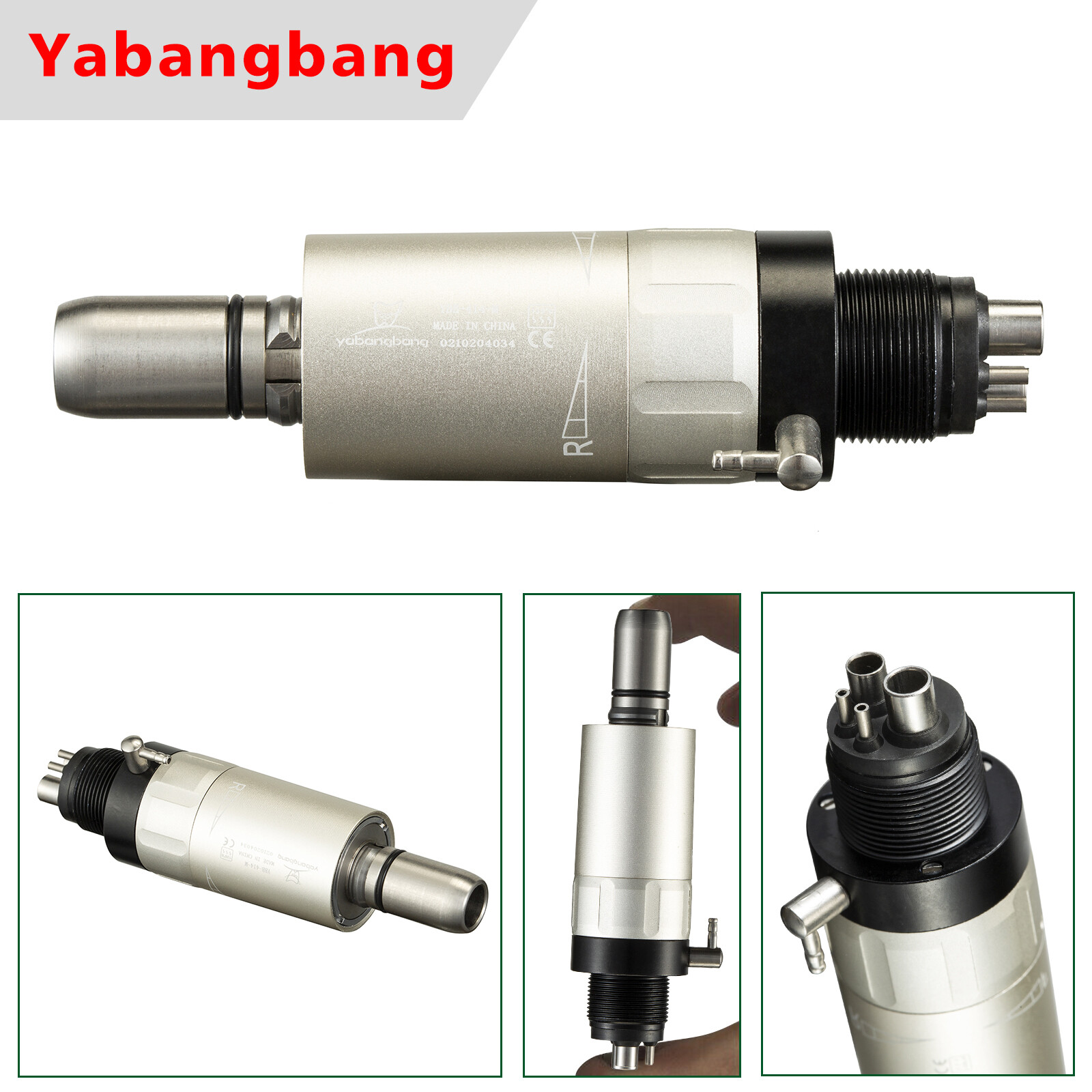 Dental Slow Low Speed 4 Holes Air Motor E-Type short For NSK Yabangbang